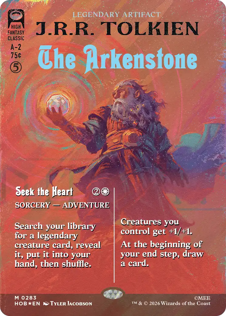 The Arkenstone (Borderless) (Surge Foil) [The Hobbit] | Chromatic Games