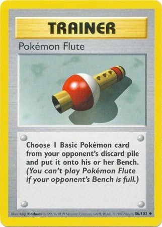 Pokemon Flute (86/102) [Base Set Shadowless Unlimited] | Chromatic Games