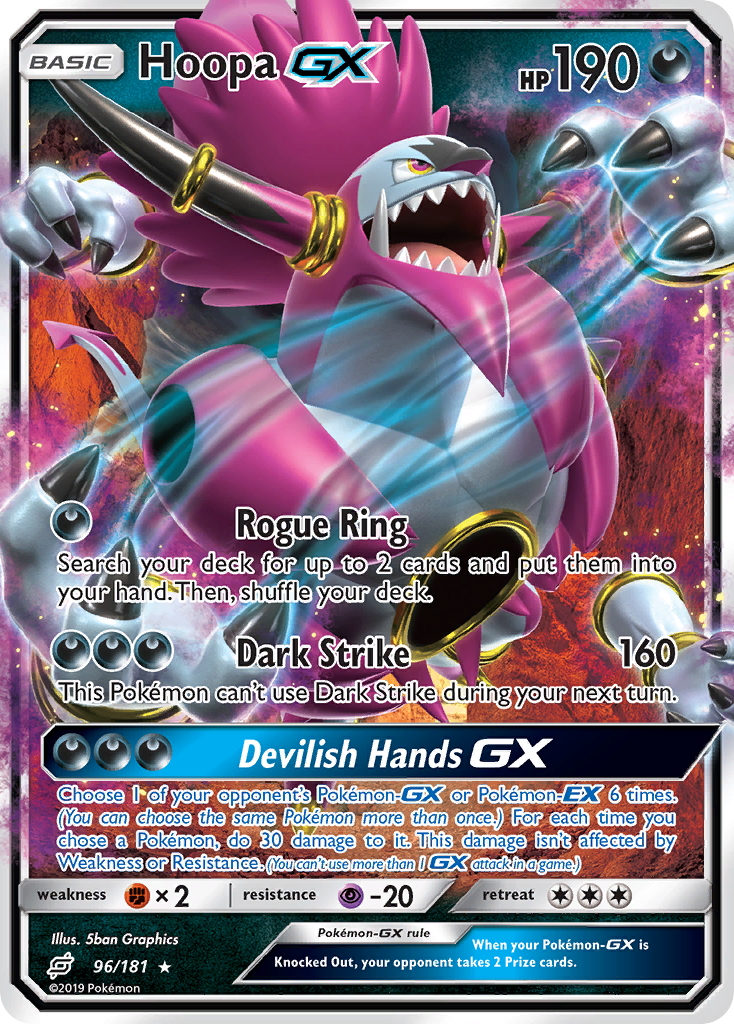 Hoopa GX (96/181) [Sun & Moon: Team Up] | Chromatic Games