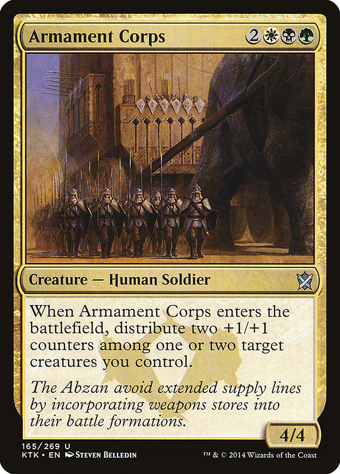 Armament Corps 165/269 (Khans of Tarkir)  | Chromatic Games