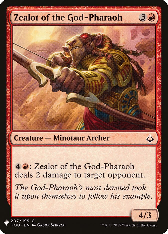 Zealot of the God-Pharaoh [Mystery Booster] | Chromatic Games