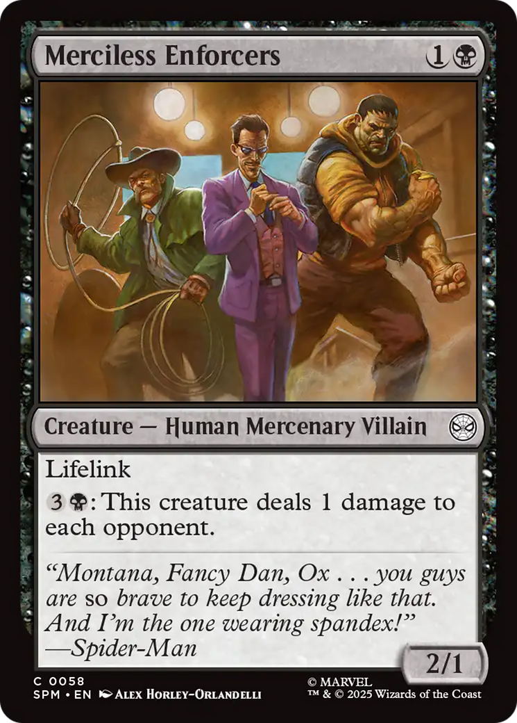 Merciless Enforcers [Marvel's Spider-Man] | Chromatic Games