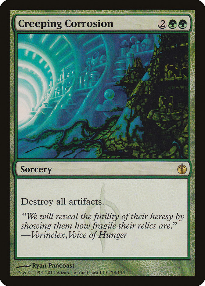 Creeping Corrosion 78/155 (Mirrodin Besieged)  | Chromatic Games