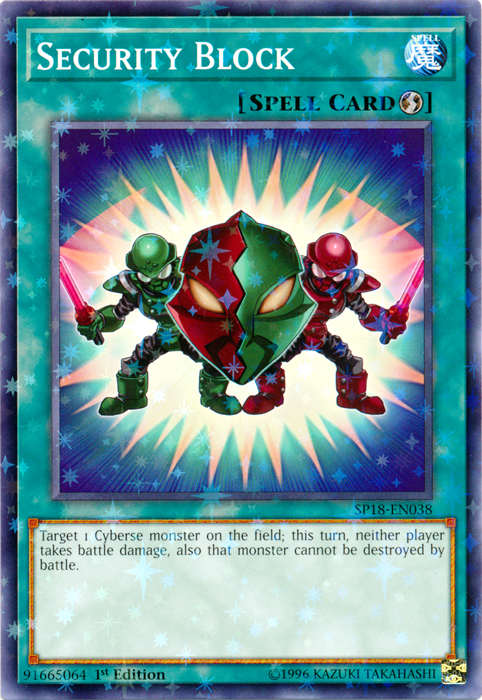 Security Block [SP18-EN038] Starfoil Rare | Chromatic Games