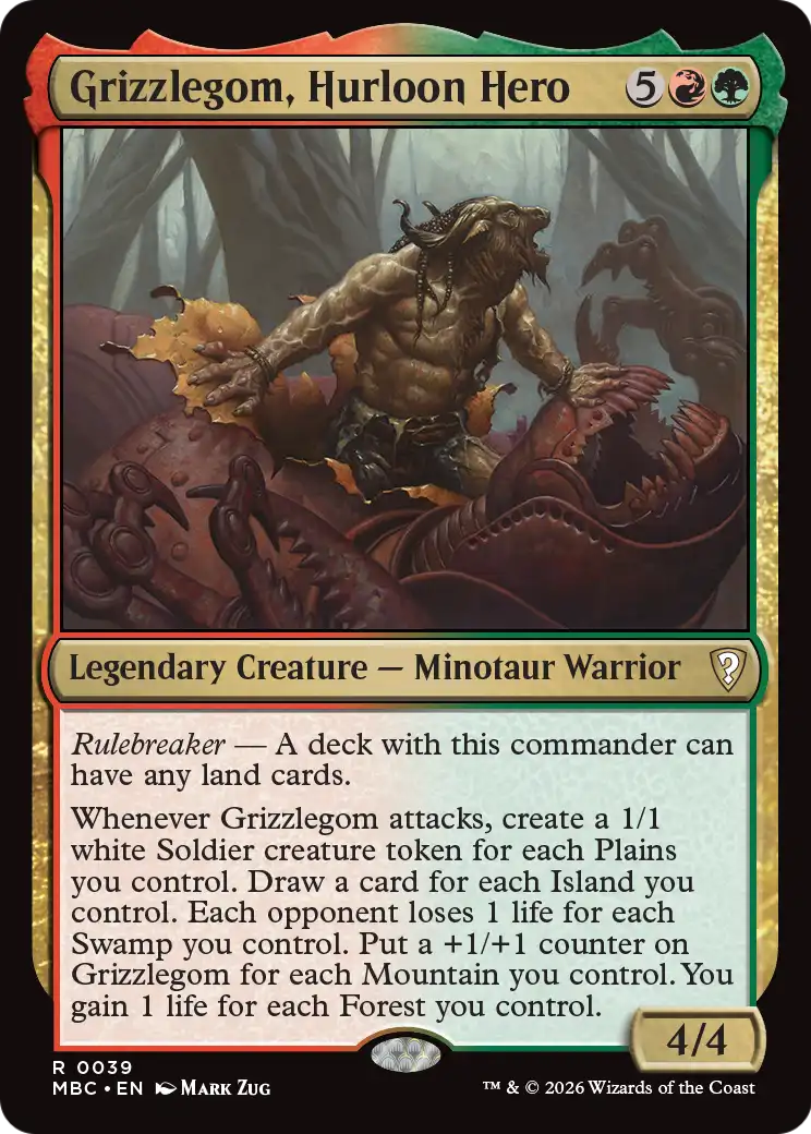 Grizzlegom, Hurloon Hero [Mystery Booster: Commander Edition] | Chromatic Games