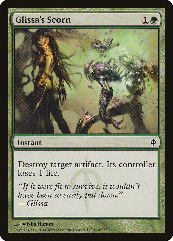 Glissa's Scorn 110/175 (New Phyrexia)  | Chromatic Games