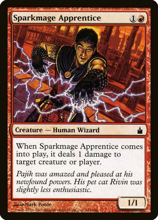 Sparkmage Apprentice 144/306 (Ravnica: City of Guilds)  - Foil | Chromatic Games