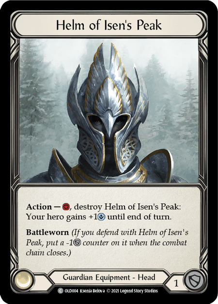 Helm of Isen's Peak [OLD004] (Tales of Aria Oldhim Blitz Deck)  1st Edition Normal | Chromatic Games