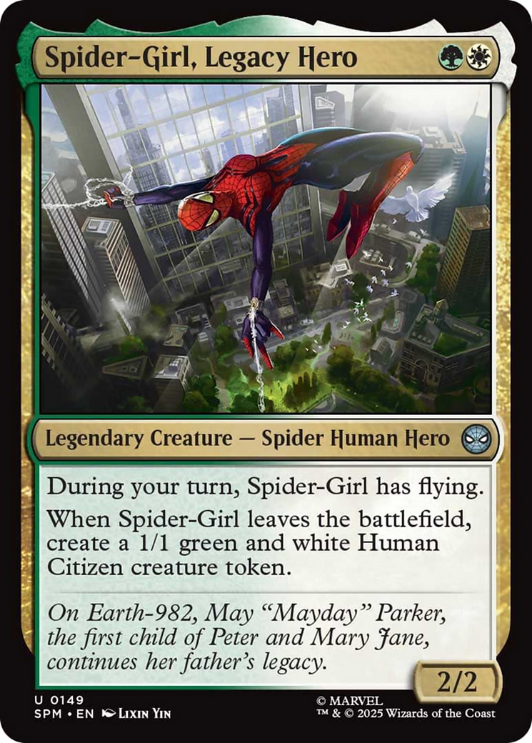 Spider-Girl, Legacy Hero [Marvel's Spider-Man] | Chromatic Games