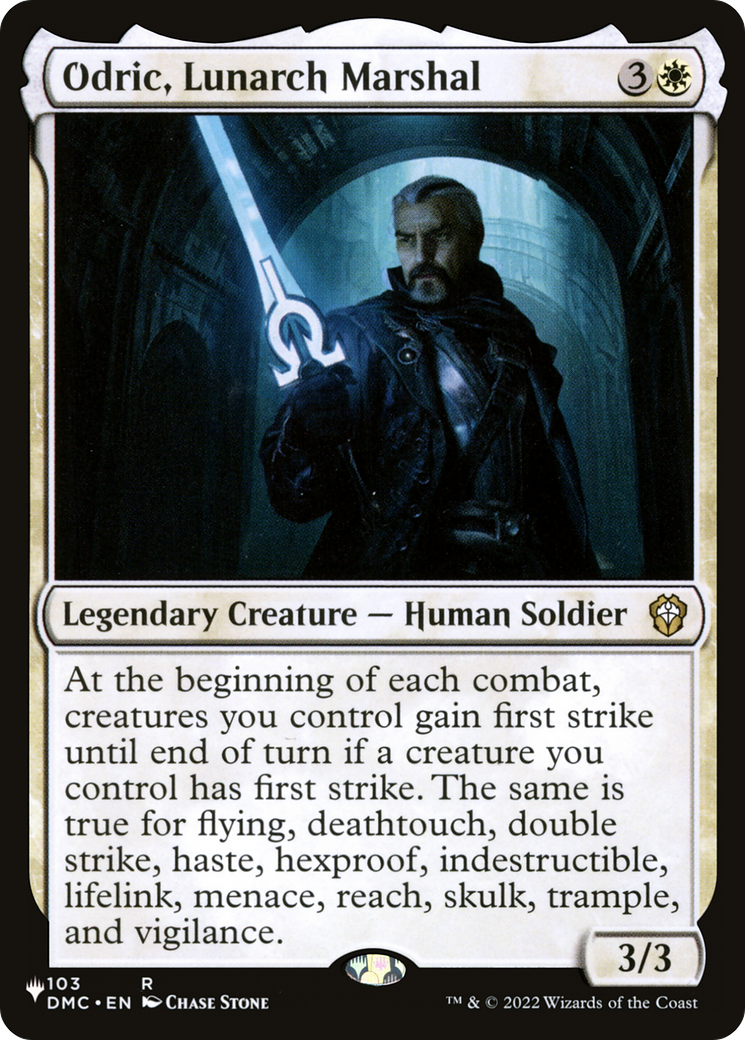 Odric, Lunarch Marshal (DMC) [The List] | Chromatic Games