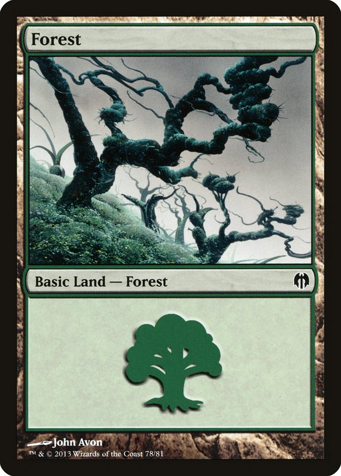 Forest (78) [Duel Decks: Heroes vs. Monsters] | Chromatic Games