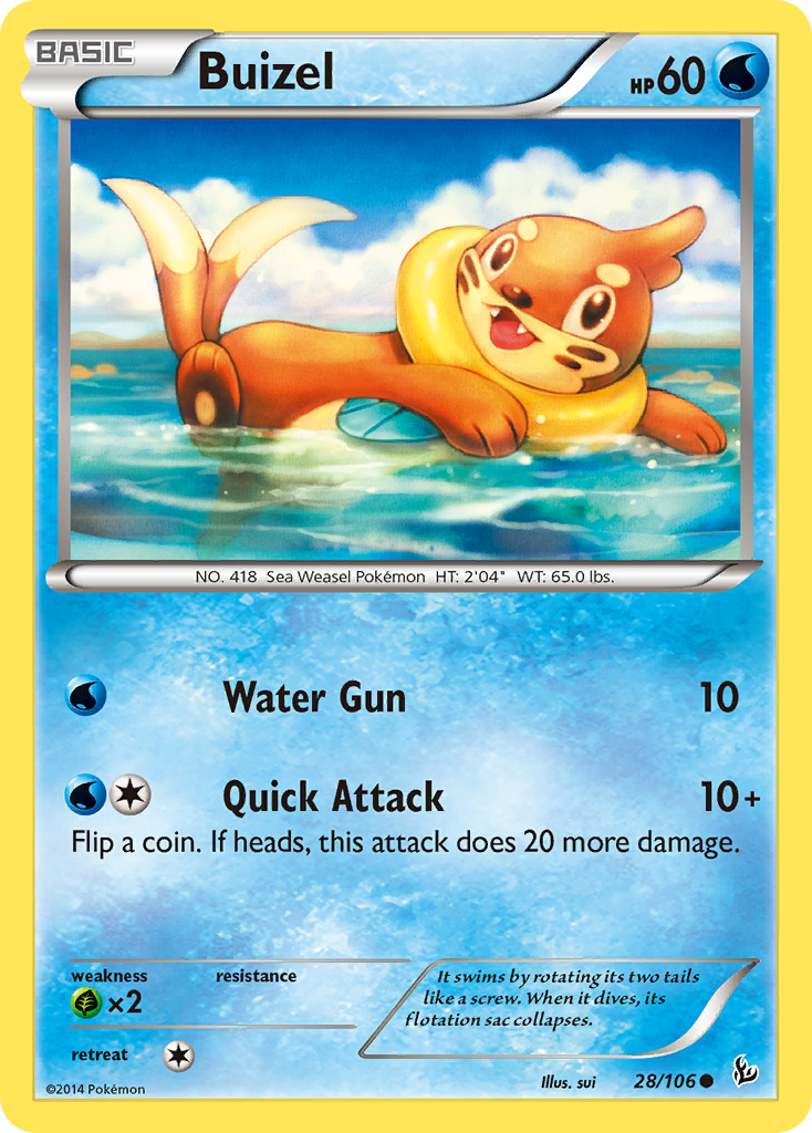 Buizel (28/106) [XY: Flashfire] | Chromatic Games