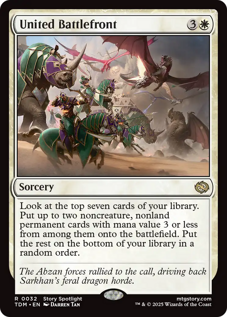 United Battlefront [Tarkir: Dragonstorm] | Chromatic Games