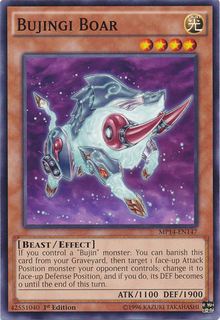 Bujingi Boar [MP14-EN147] Common | Chromatic Games
