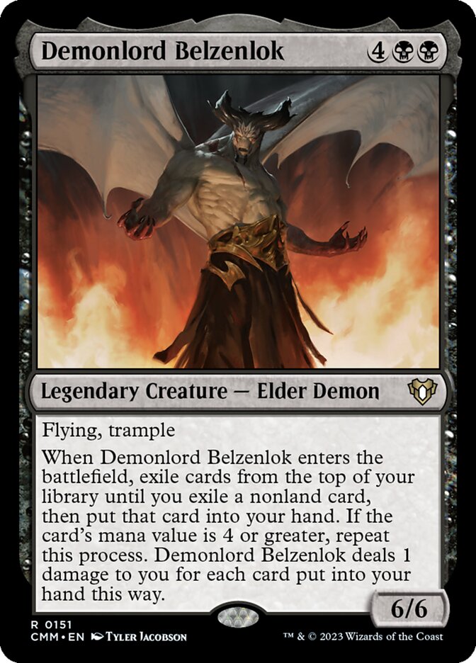 Demonlord Belzenlok 151/451 (Commander Masters)  | Chromatic Games