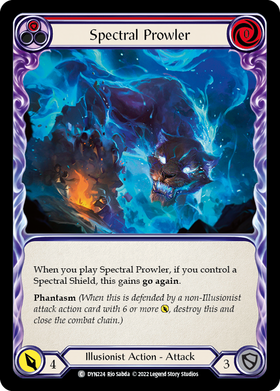 Spectral Prowler (Red) [DYN224] (Dynasty) | Chromatic Games