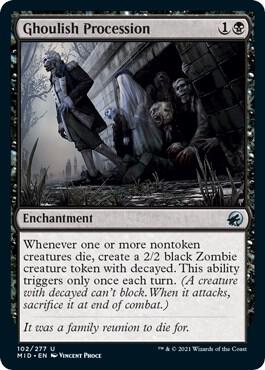 Ghoulish Procession 102/277 (Innistrad: Midnight Hunt)  | Chromatic Games