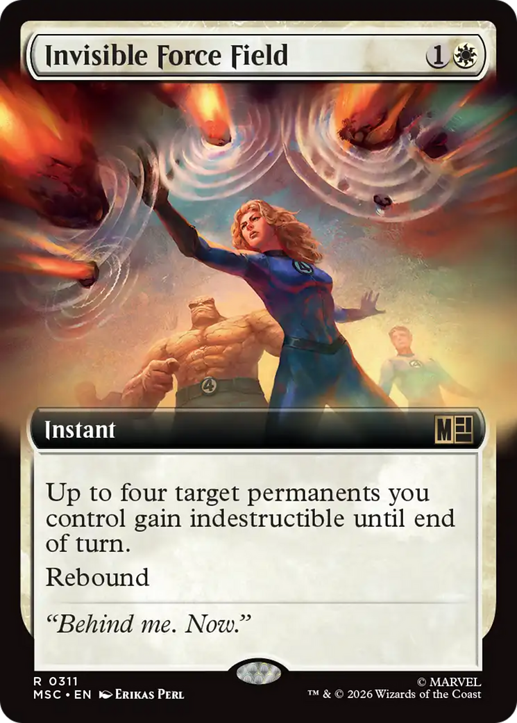 Invisible Force Field (Extended Art) [Marvel Super Heroes Commander] | Chromatic Games