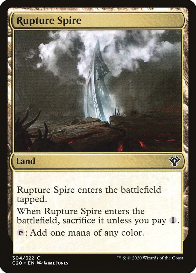 Rupture Spire 304/322 (Commander 2020)  | Chromatic Games