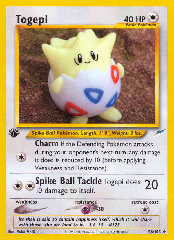 Togepi (56/105) [Neo Destiny 1st Edition] | Chromatic Games