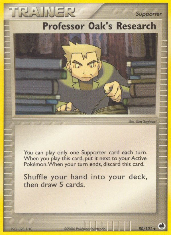 Professor Oak's Research (80/101) [EX: Dragon Frontiers] | Chromatic Games