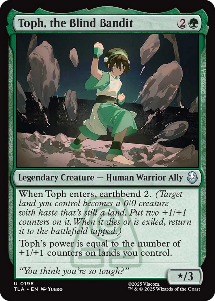 Toph, the Blind Bandit [Avatar: The Last Airbender] | Chromatic Games