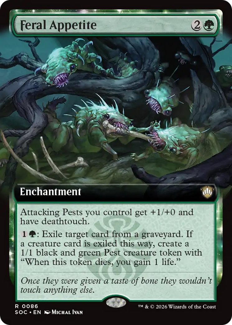 Feral Appetite (Extended Art) [Secrets of Strixhaven Commander] | Chromatic Games