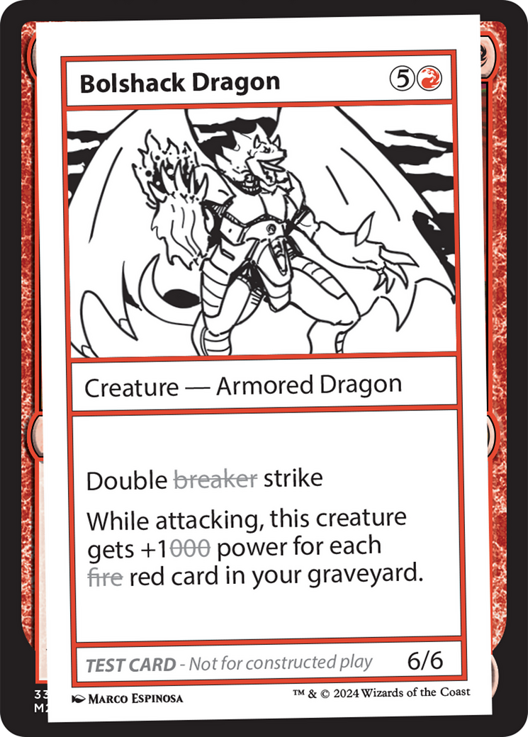 Bolshack Dragon [Mystery Booster 2 Playtest Cards] | Chromatic Games