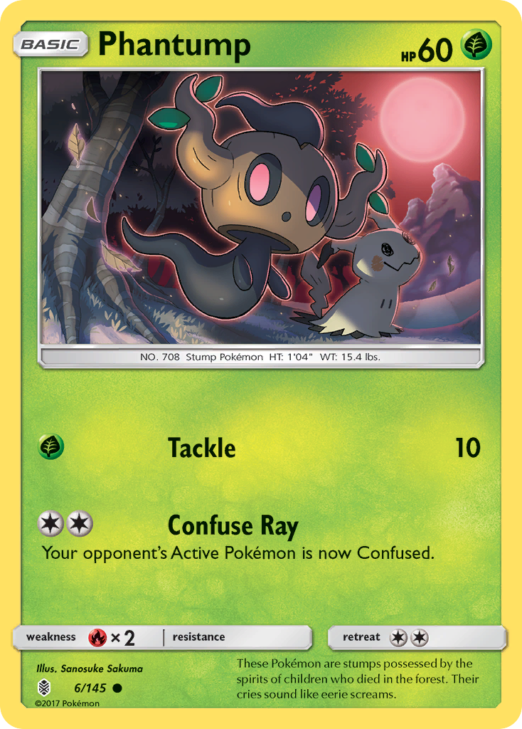 Phantump (6/145) [Sun & Moon: Guardians Rising] | Chromatic Games