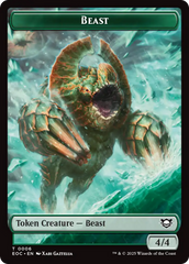 Thopter // Beast (0006) Double-Sided Token [Edge of Eternities Commander Tokens] | Chromatic Games