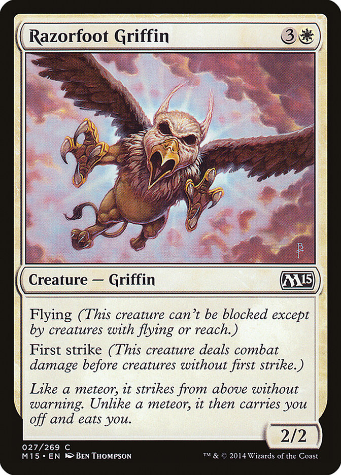 Razorfoot Griffin 27/269 (Magic 2015 (M15))  | Chromatic Games