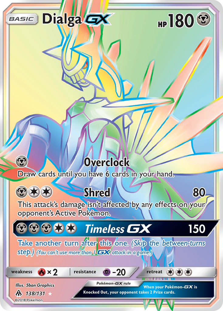 Dialga GX (138/131) [Sun & Moon: Forbidden Light] | Chromatic Games