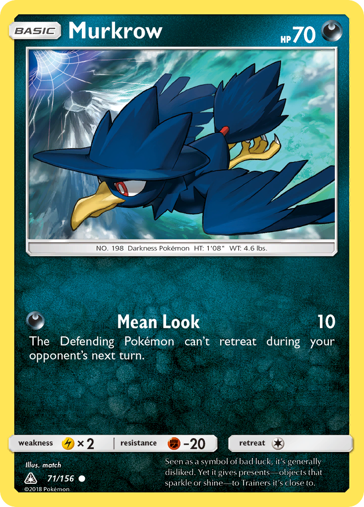 Murkrow (71/156) [Sun & Moon: Ultra Prism] | Chromatic Games