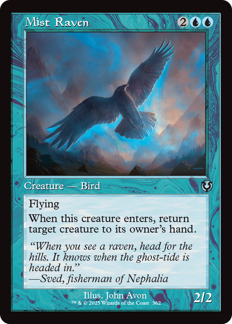 Mist Raven (Retro Frame) [Innistrad Remastered] | Chromatic Games