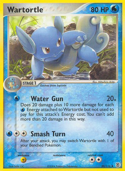 Wartortle (50/112) [EX: FireRed & LeafGreen] | Chromatic Games