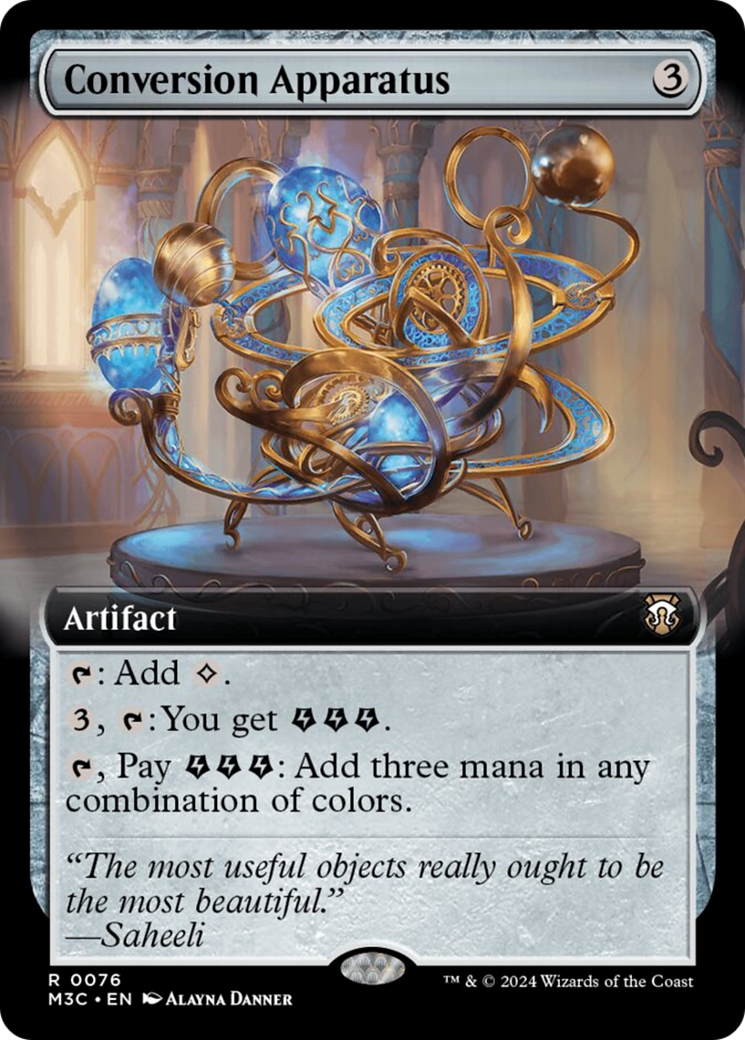 Conversion Apparatus (Extended Art) (Ripple Foil) [Modern Horizons 3 Commander] | Chromatic Games