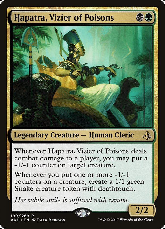 Hapatra, Vizier of Poisons 199 (Amonkhet)  | Chromatic Games