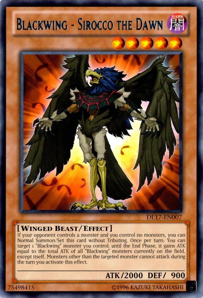 Blackwing - Sirocco the Dawn (Blue) [DL17-EN007] Rare | Chromatic Games