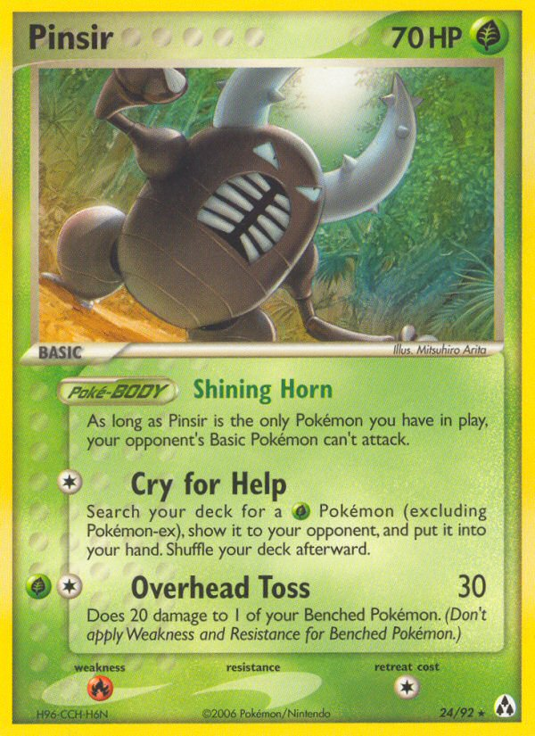 Pinsir (24/92) [EX: Legend Maker] | Chromatic Games