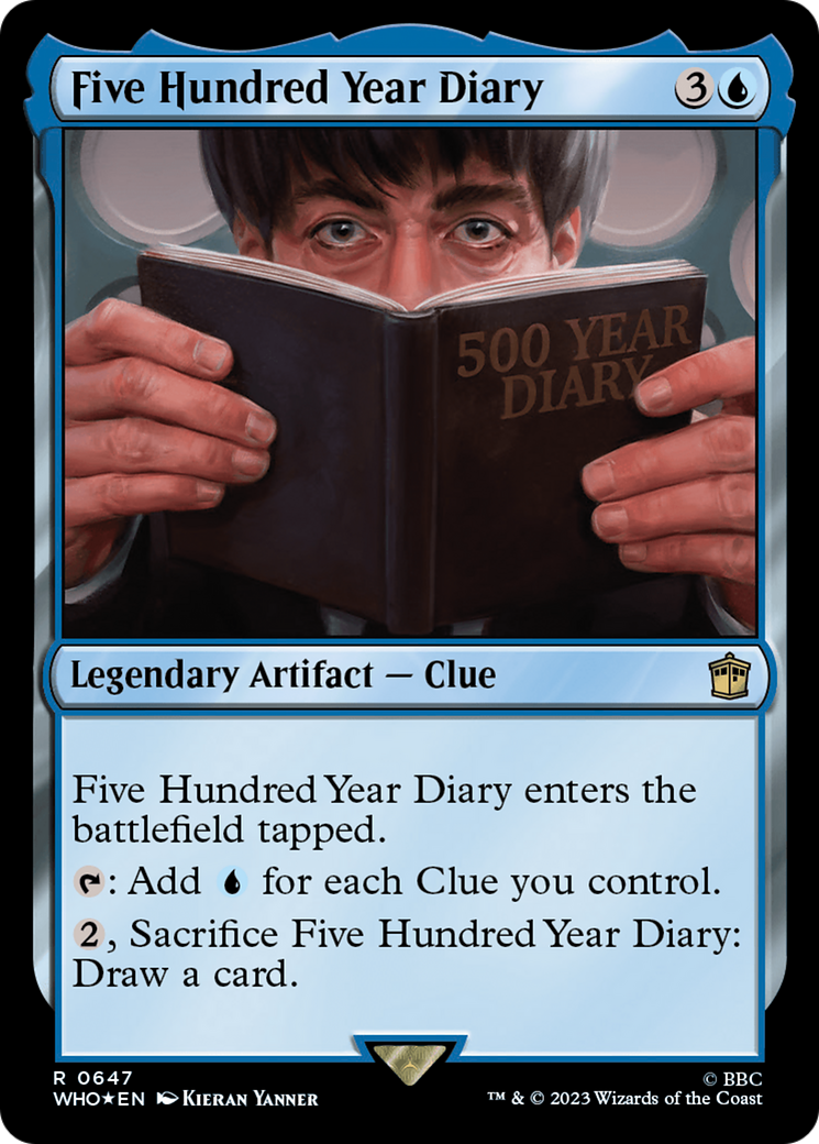 Five Hundred Year Diary (Surge Foil) [Doctor Who] | Chromatic Games