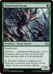 Gnarlwood Dryad [Duskmourn: House of Horror Commander] | Chromatic Games