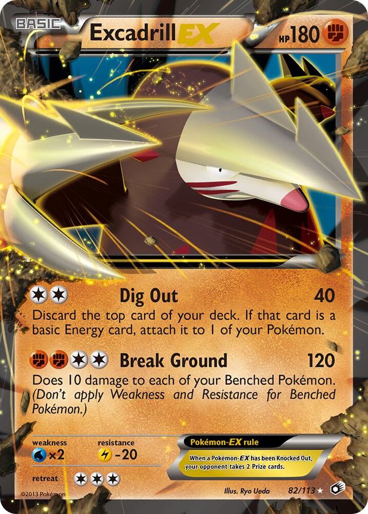 Excadrill EX 82/113 (Legendary Treasures)  - Holofoil | Chromatic Games