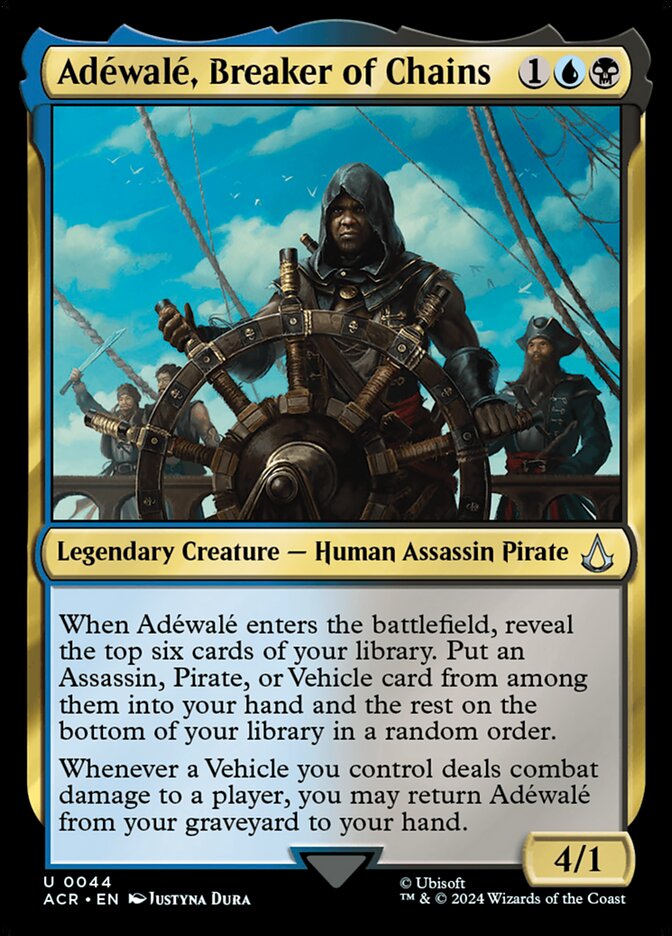 Adéwalé, Breaker of Chains 44 (Universes Beyond: Assassin's Creed)  - Foil | Chromatic Games