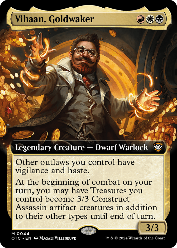 Vihaan, Goldwaker (Extended Art) [Outlaws of Thunder Junction Commander] | Chromatic Games