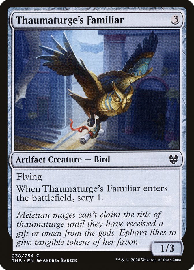 Thaumaturge's Familiar 238/254 (Theros Beyond Death)  - Foil | Chromatic Games