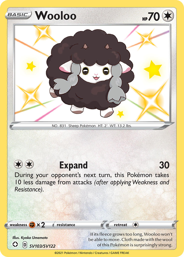 Wooloo (SV103/SV122) [Sword & Shield: Shining Fates] | Chromatic Games