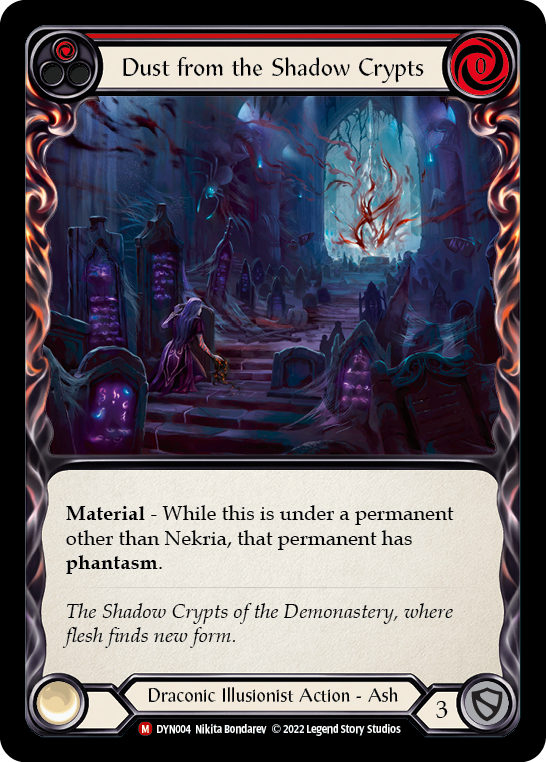 Dust from the Shadow Crypts [DYN004] (Dynasty)  Rainbow Foil | Chromatic Games