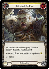 Primeval Bellow (Yellow) [U-WTR036] (Welcome to Rathe Unlimited)  Unlimited Normal | Chromatic Games