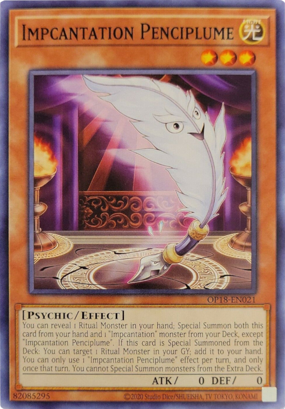 Impcantation Penciplume [OP18-EN021] Common | Chromatic Games