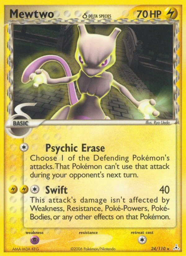 Mewtwo (24/110) (Delta Species) [EX: Holon Phantoms] | Chromatic Games